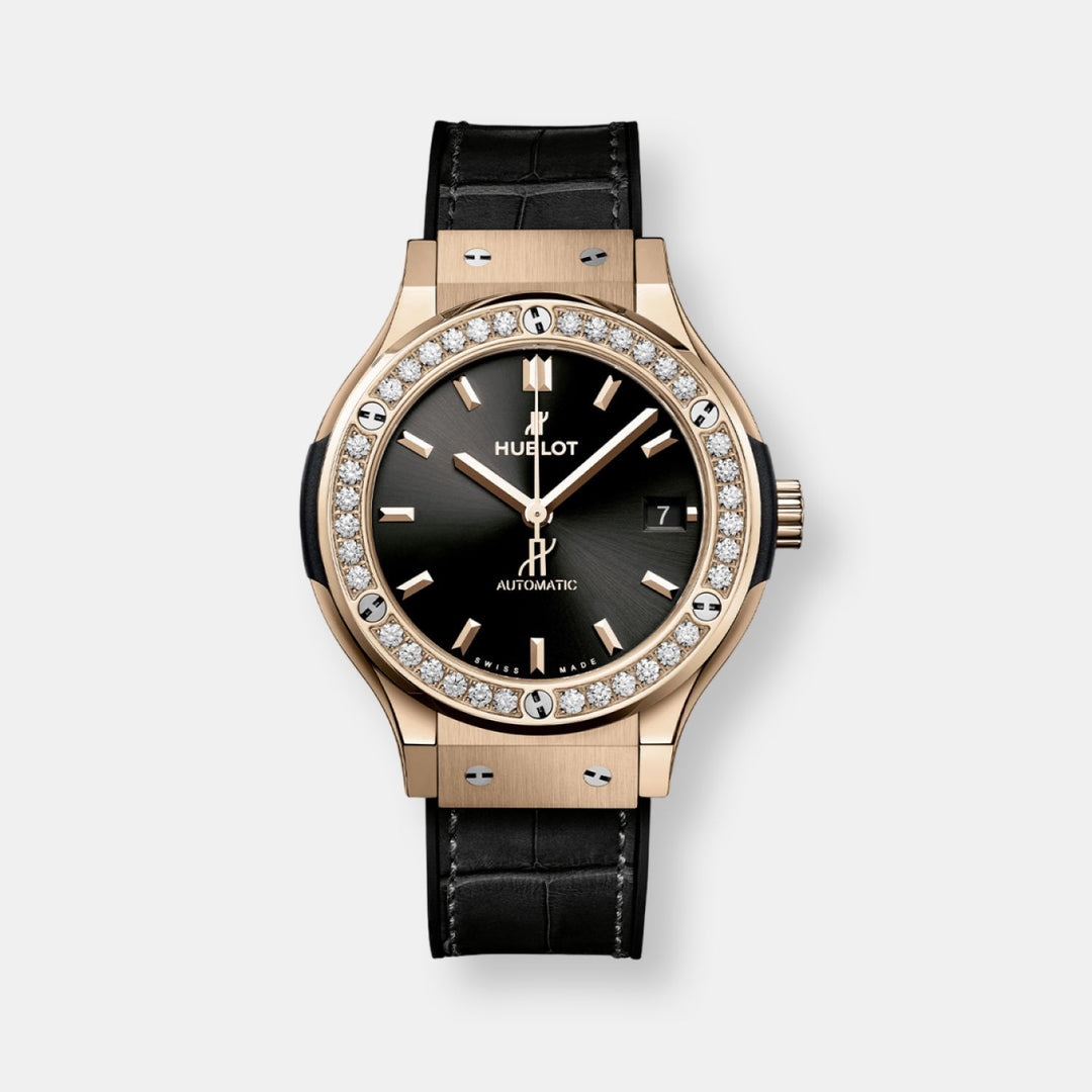 Montre classic fusion king gold diamonds