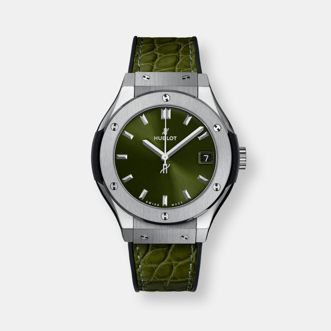 Montre classic fusion titanium green