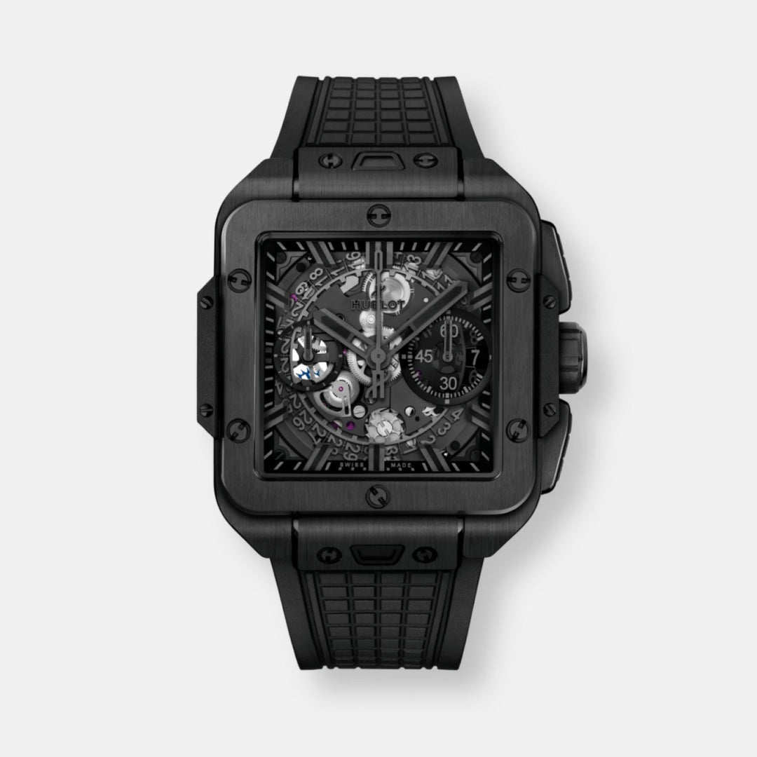 Montre square bang unico all black