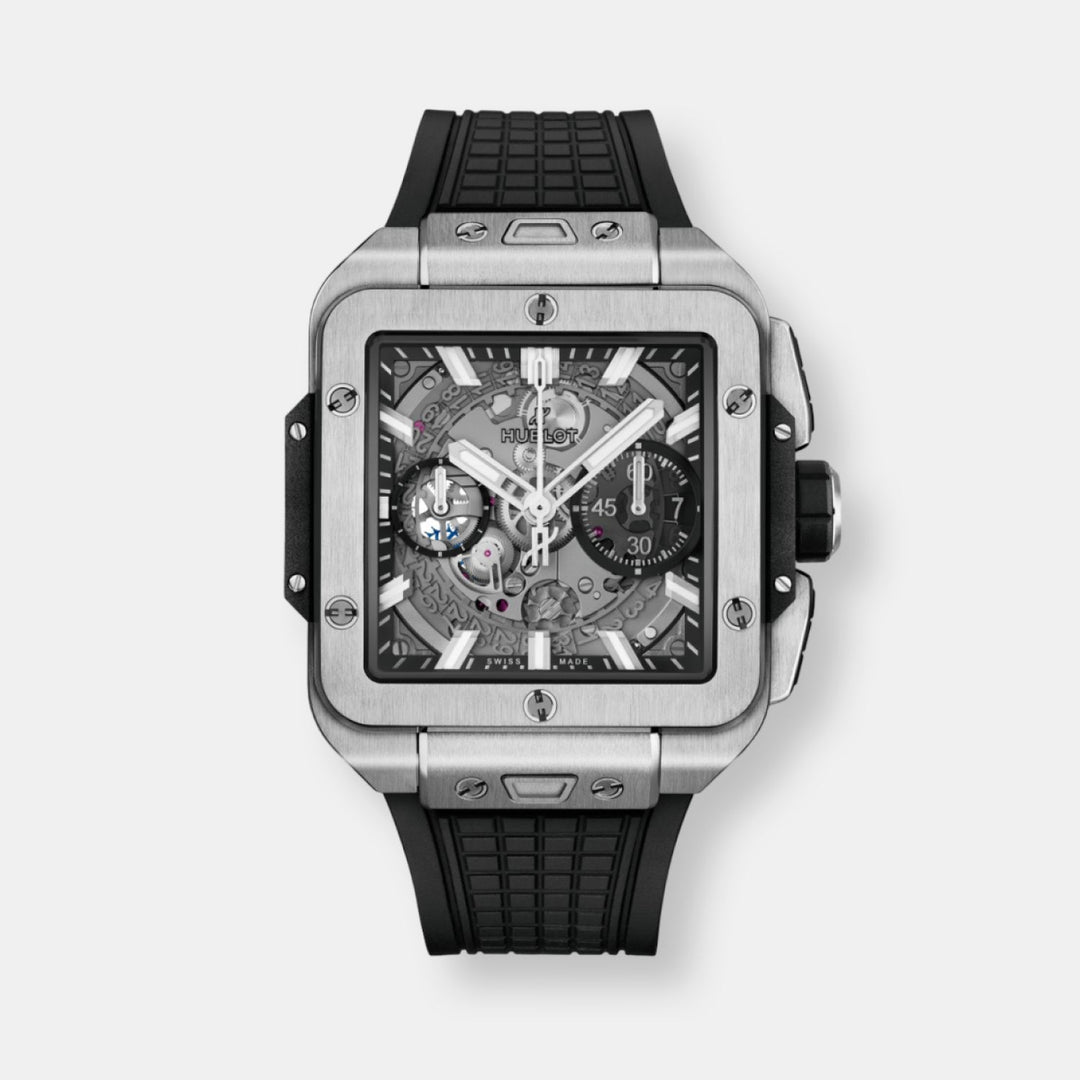 Montre square bang unico titanium