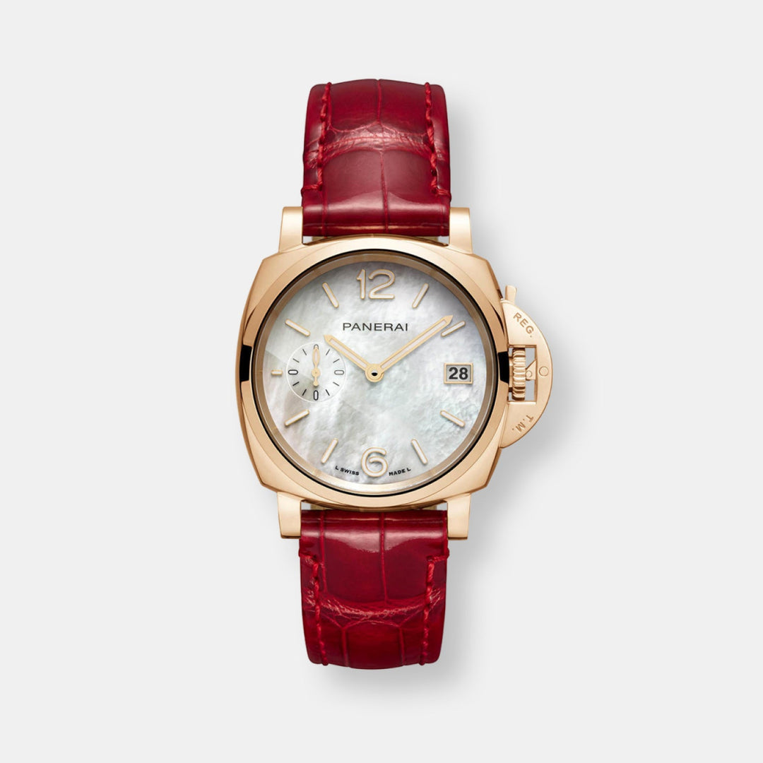Montre luminor due goldtech™ madreperla