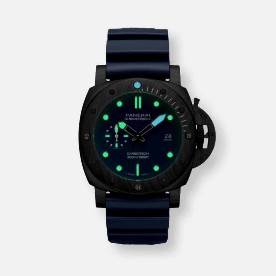 Montre submersible quarantaquattro carbotech™ blu abisso