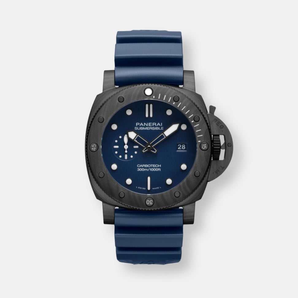 Montre submersible quarantaquattro carbotech™ blu abisso