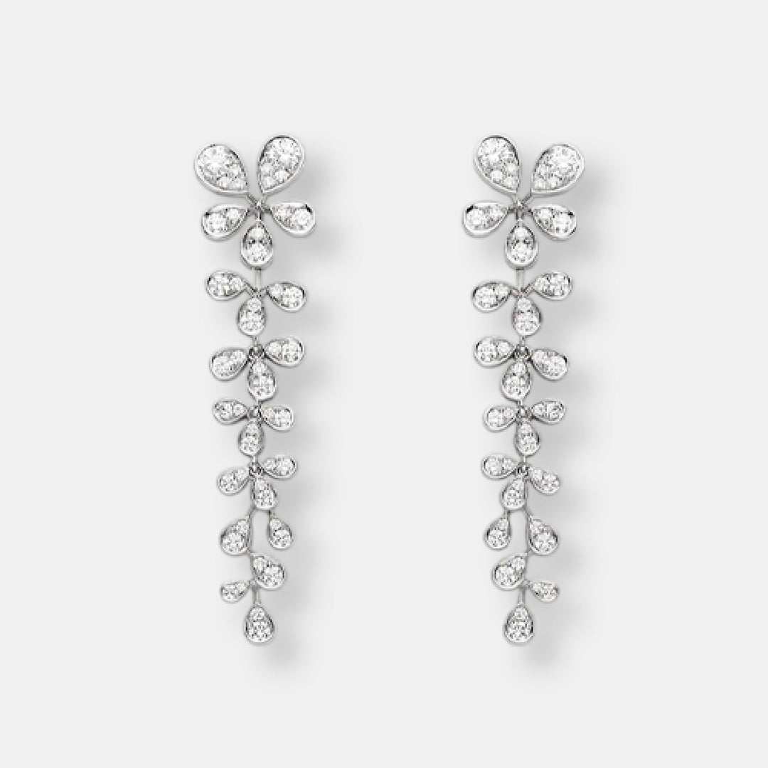 Boucles d'oreilles transformables joséphine aigrette impériale