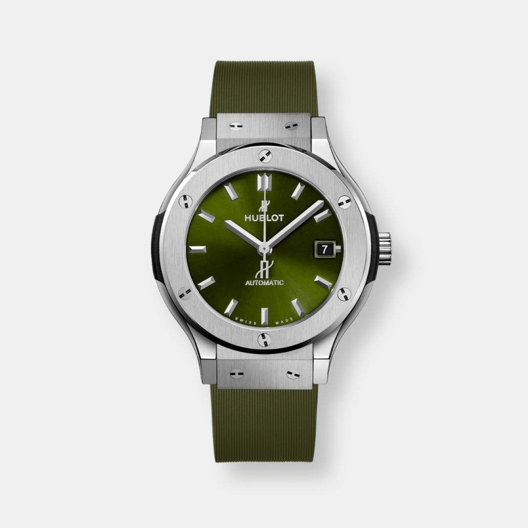 Montre classic fusiontitanium green
