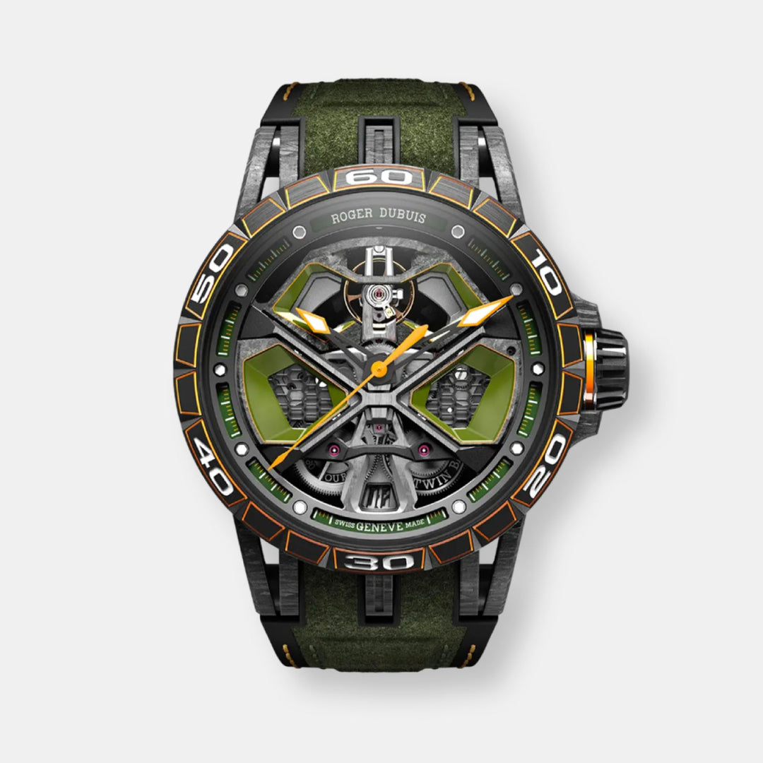 Montre excalibur spider huracán st evo 2 black smc carbon 45mm
