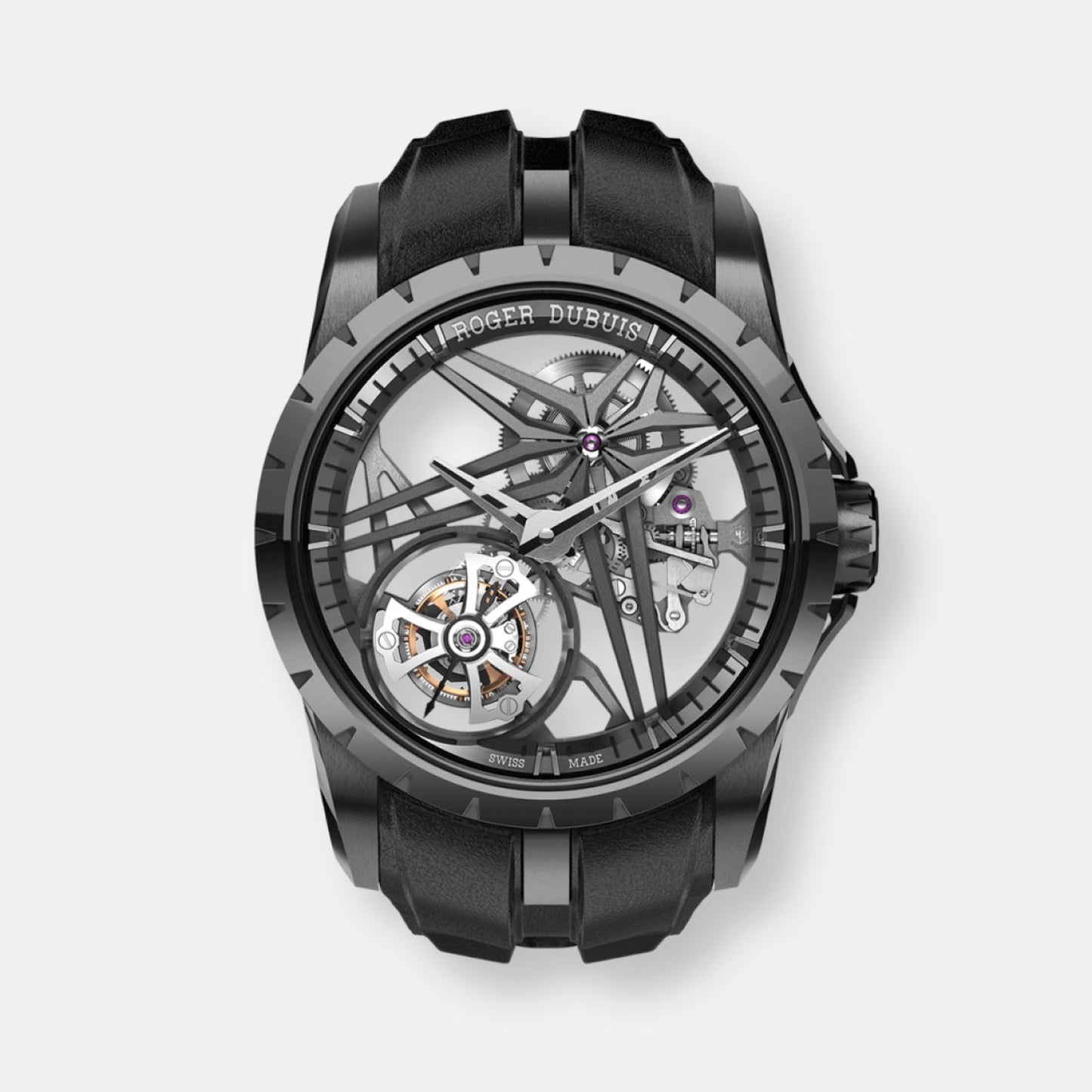 Montre excalibur mt titane dlc gris 42 mm