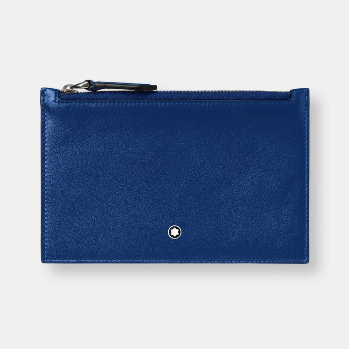Meisterstück porte-cartes zippé bleu