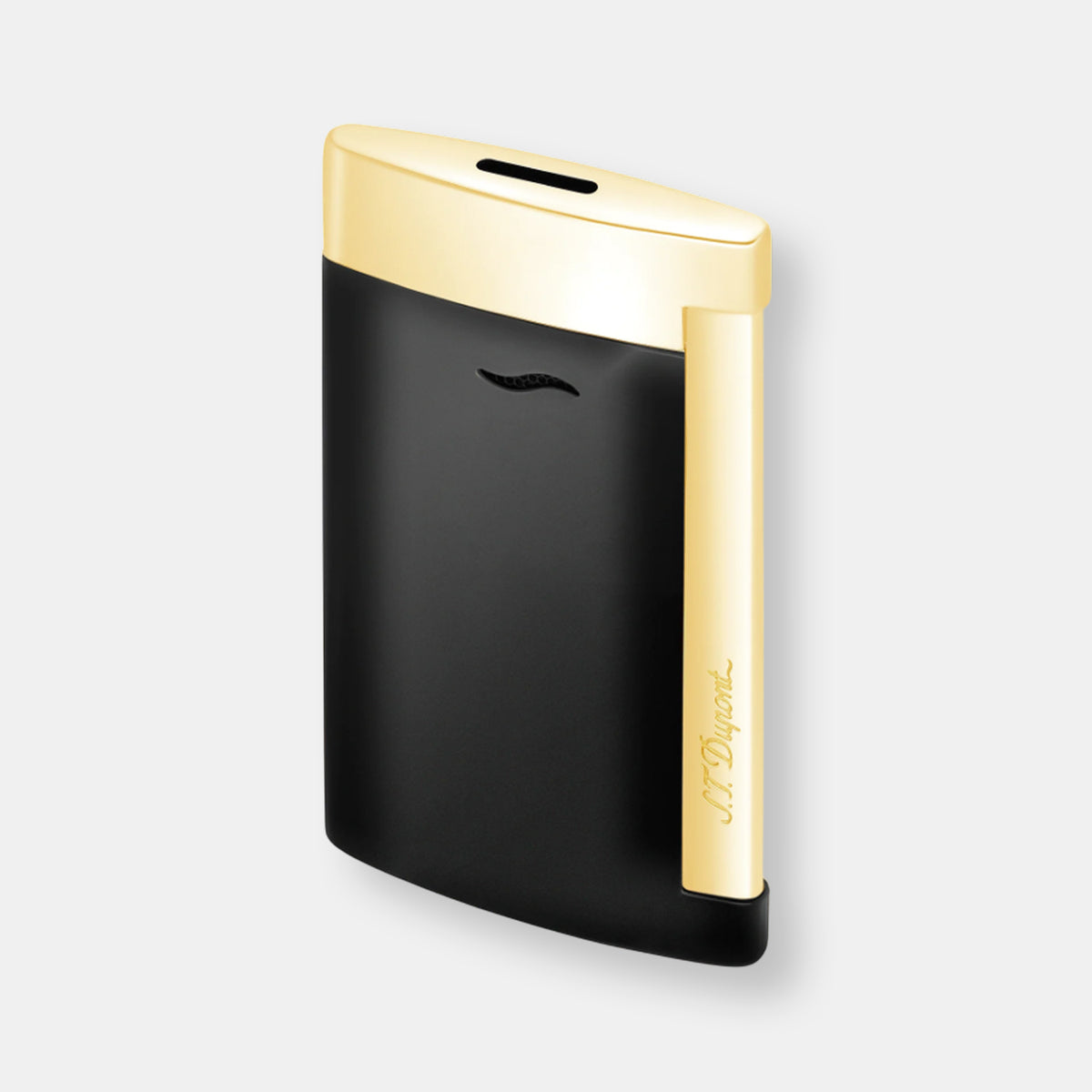Briquet slim 7 noir et doré