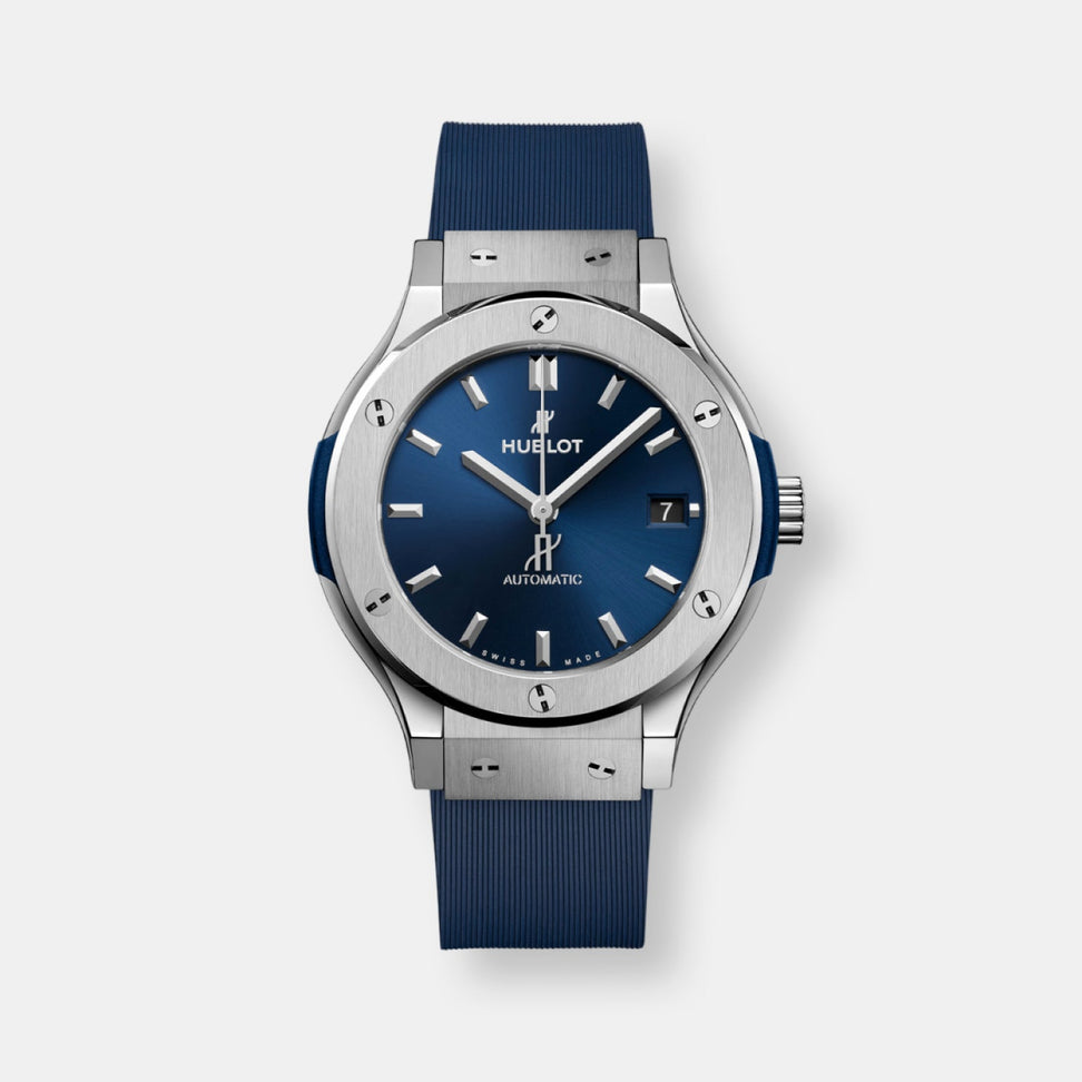 Montre classic fusion titanium blue