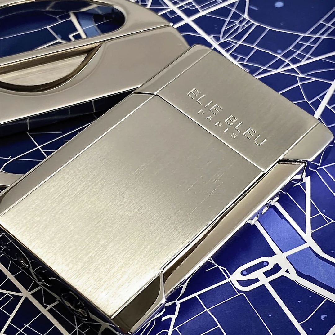 J-12 cigar jet flame finition satin argent