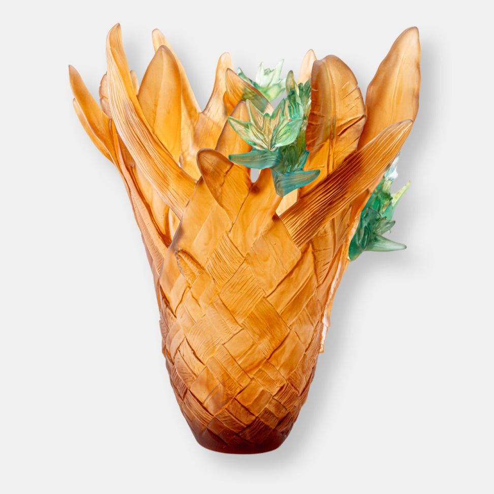 Vase magnum tressage paradis