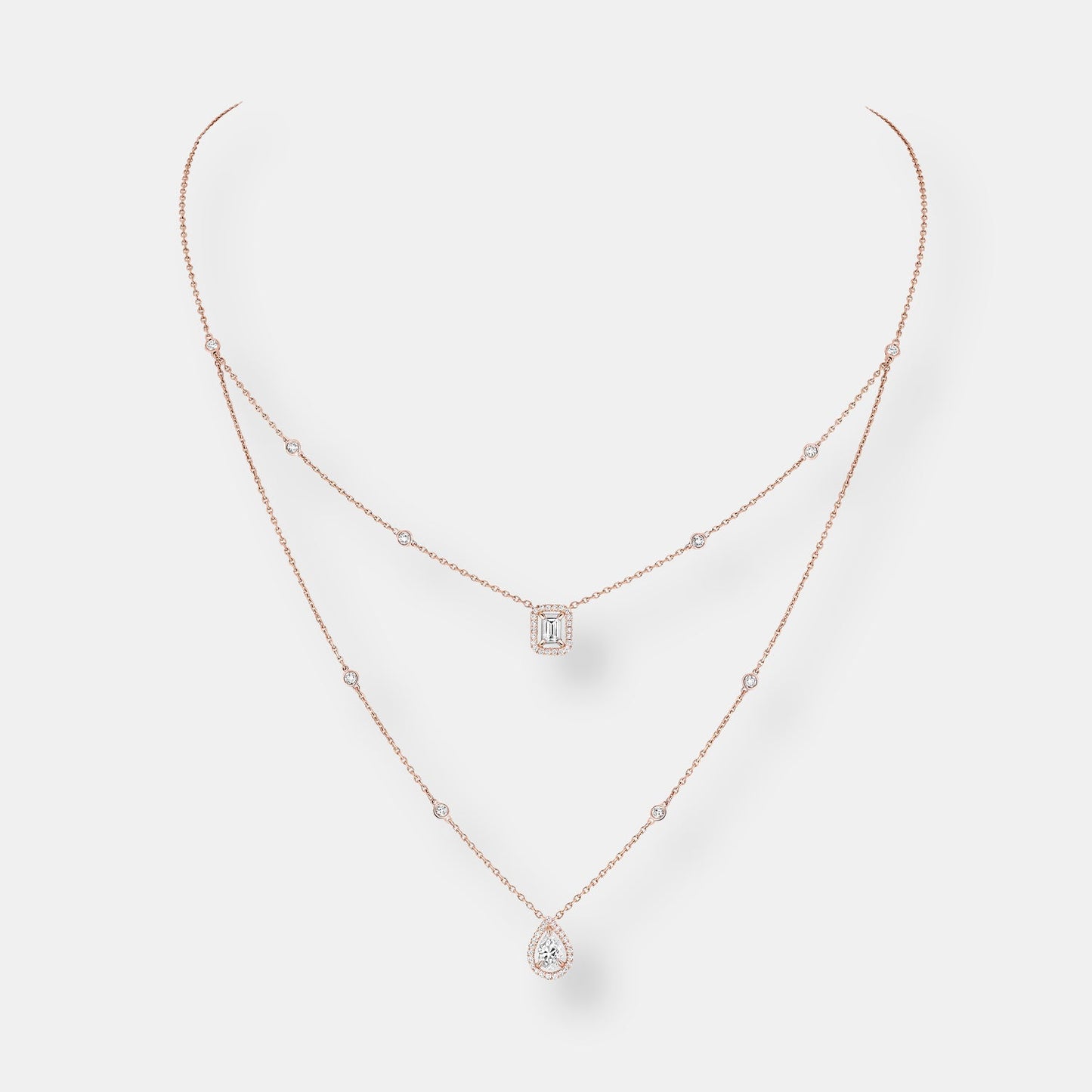 Collier my twin 2 rangs 0.40ctx2