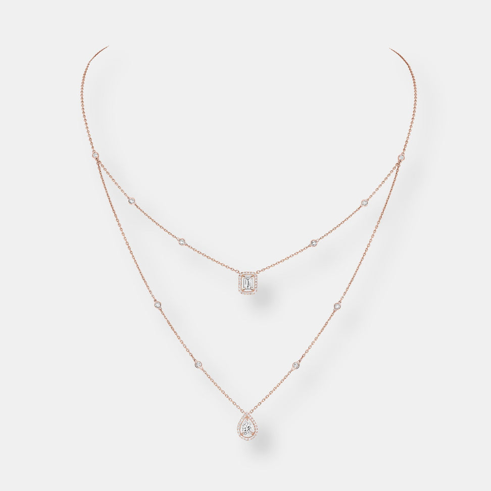 Collier my twin 2 rangs 0.40ctx2