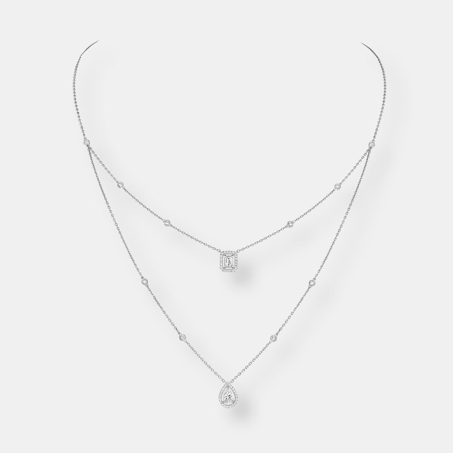 Collier my twin 2 rangs 0.40ctx2