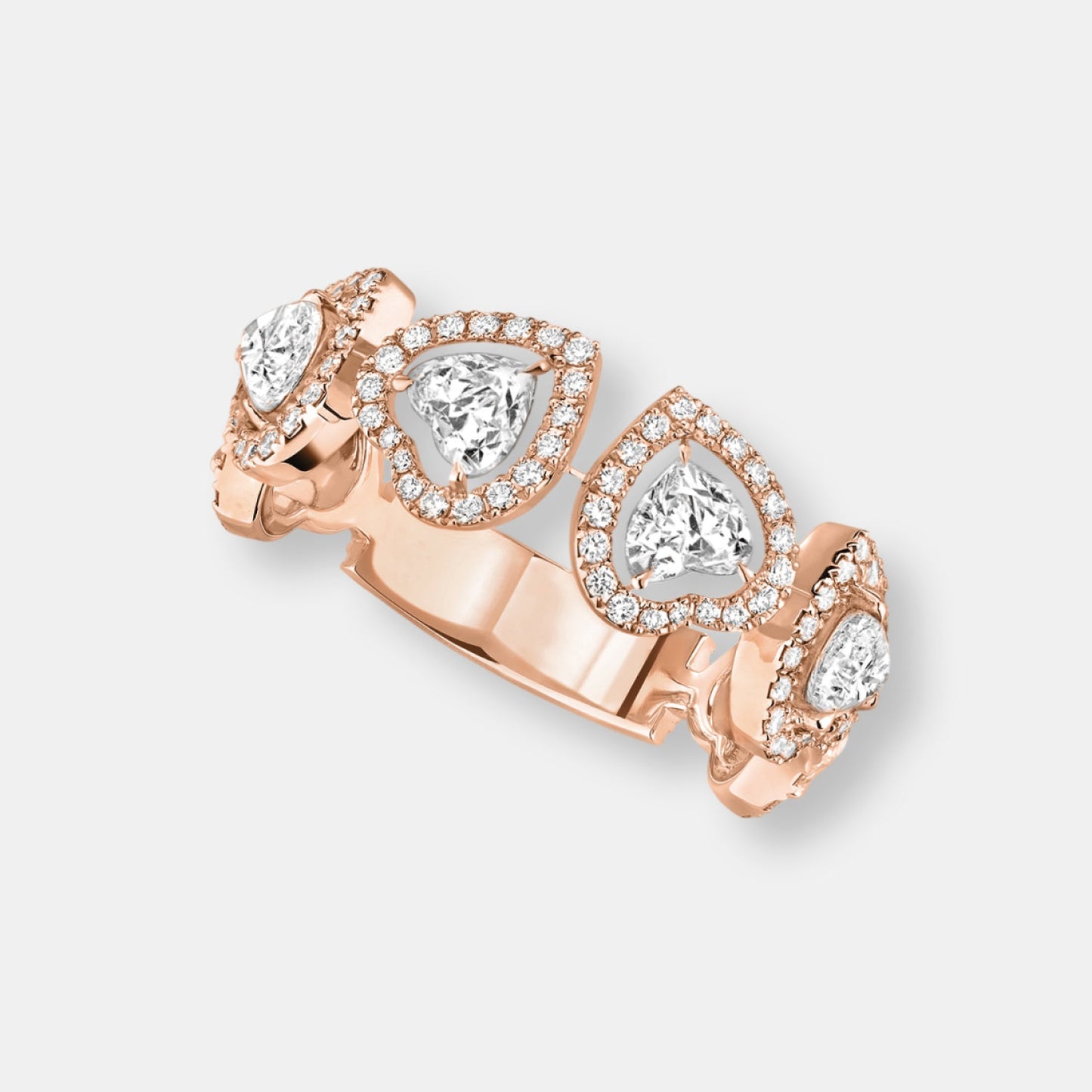 Bague alliance joy coeur multi