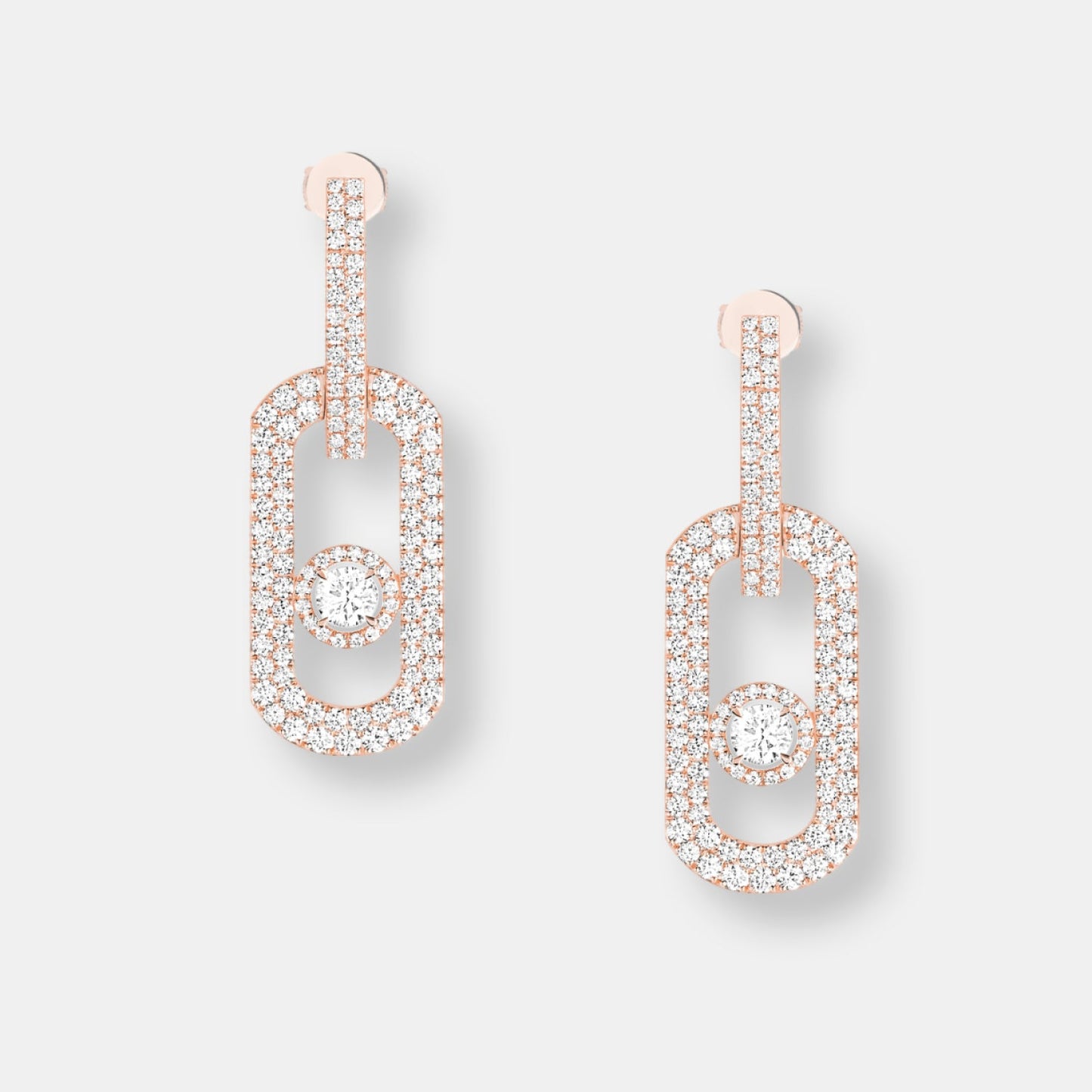 Boucles d'oreilles pendantes move citizen xl pavées