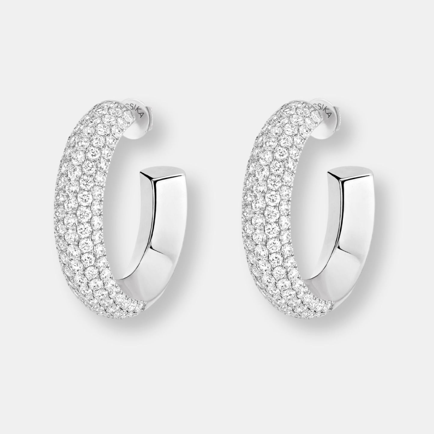 Boucles d'oreilles créoles divine enigma pm