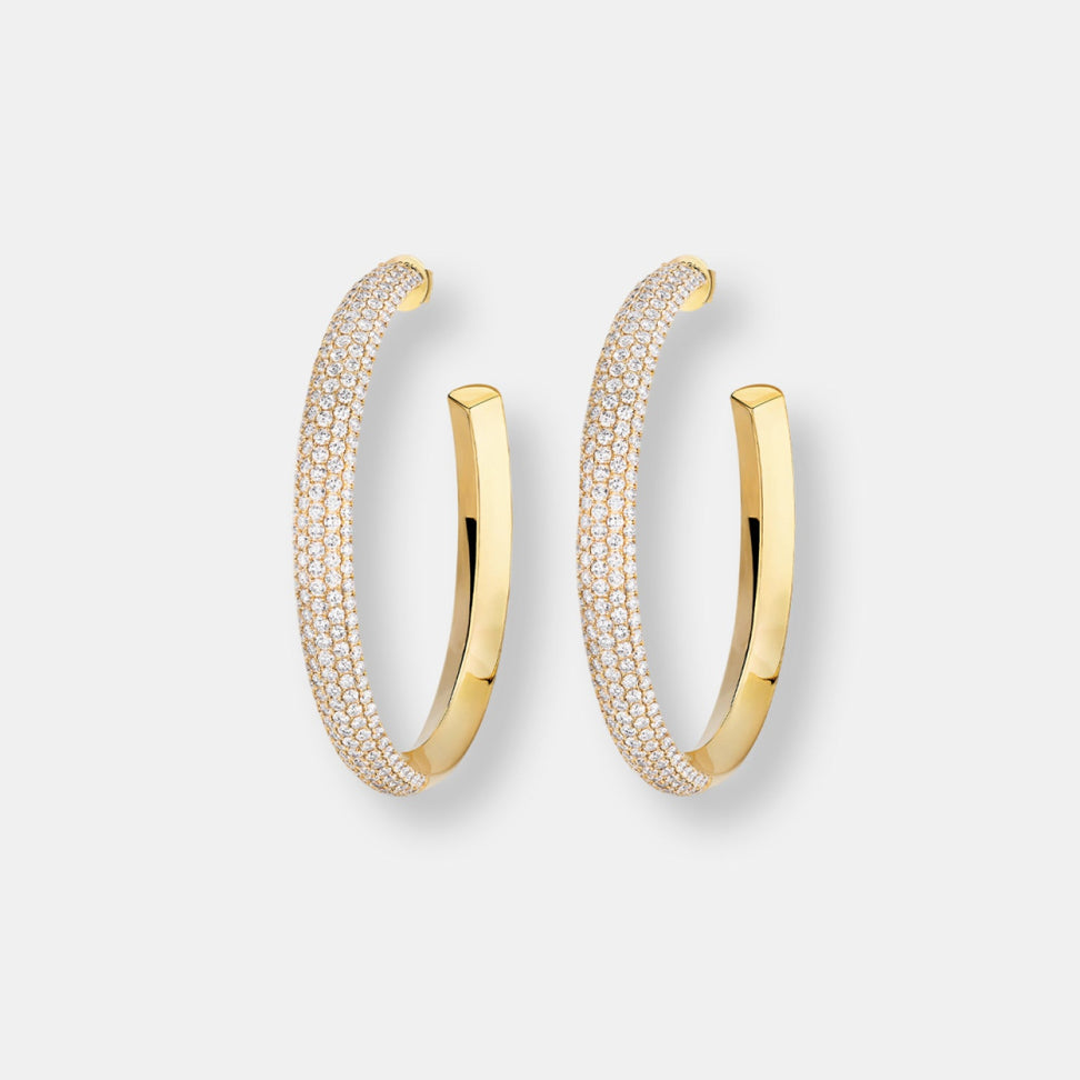 Boucles d'oreilles créoles divine enigma gm