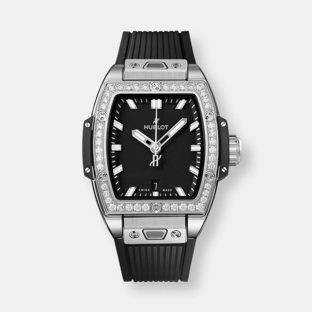 Montre spirit of big bang steel white diamonds