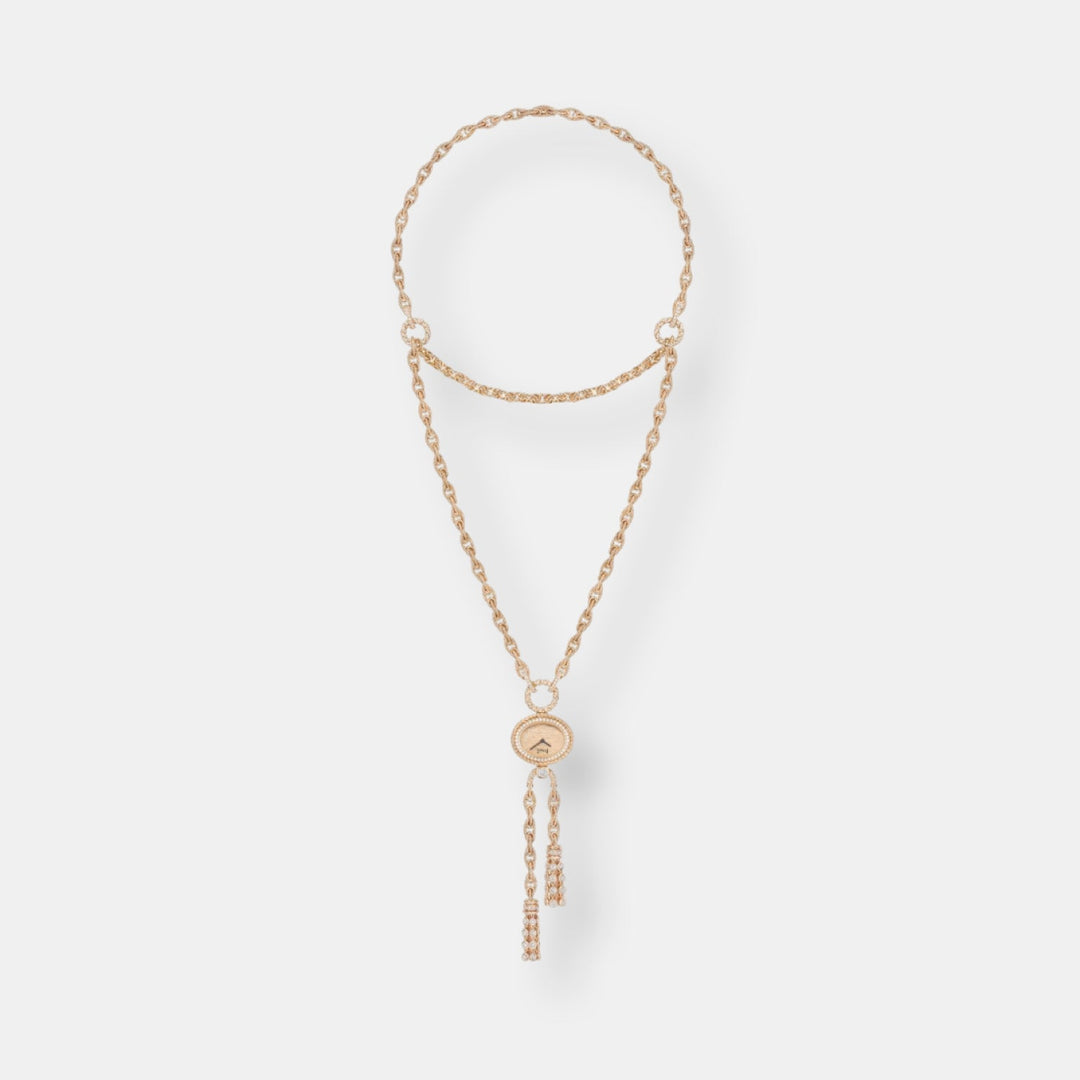 Montre sautoir haute joaillerie