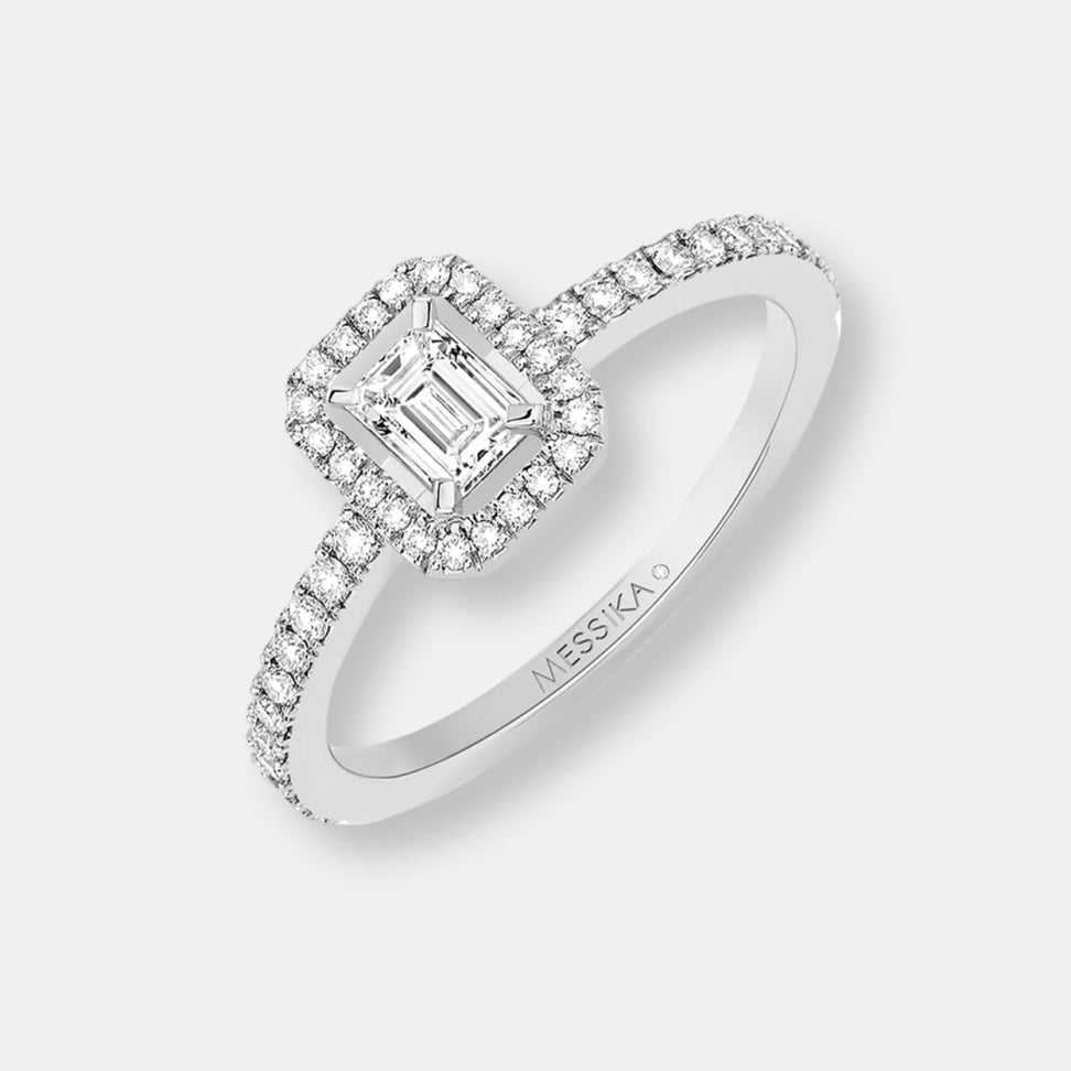 Bague solitaire m-love emeraude