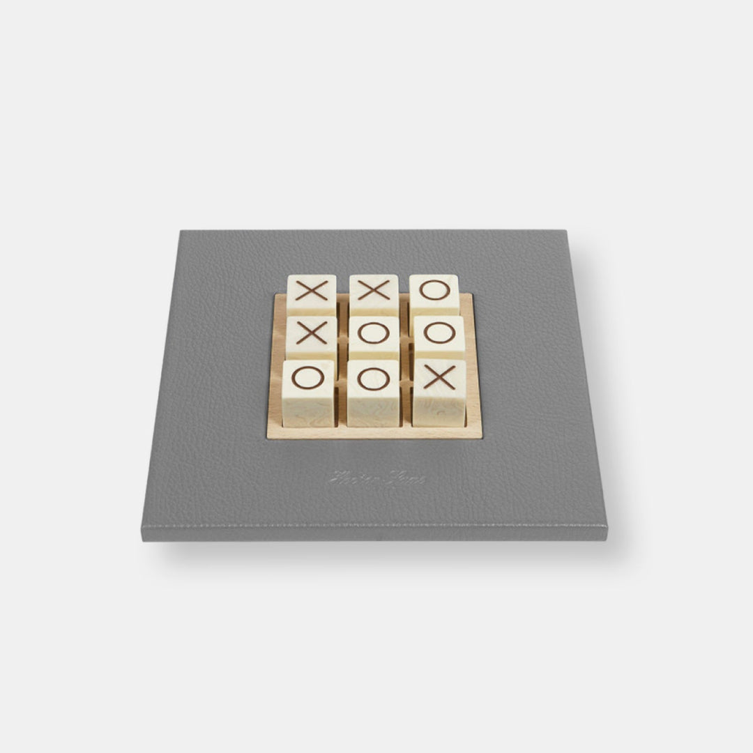 Tic tac toe buffle gris