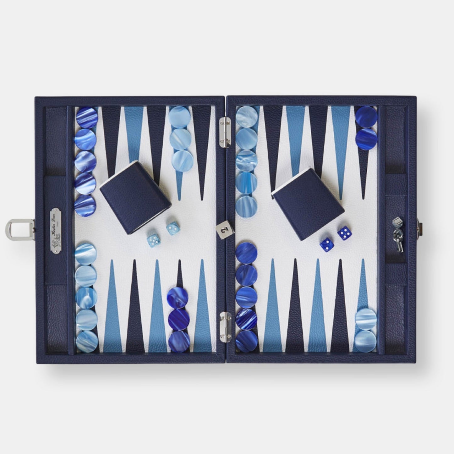 Iris- medium buffle bleu de france