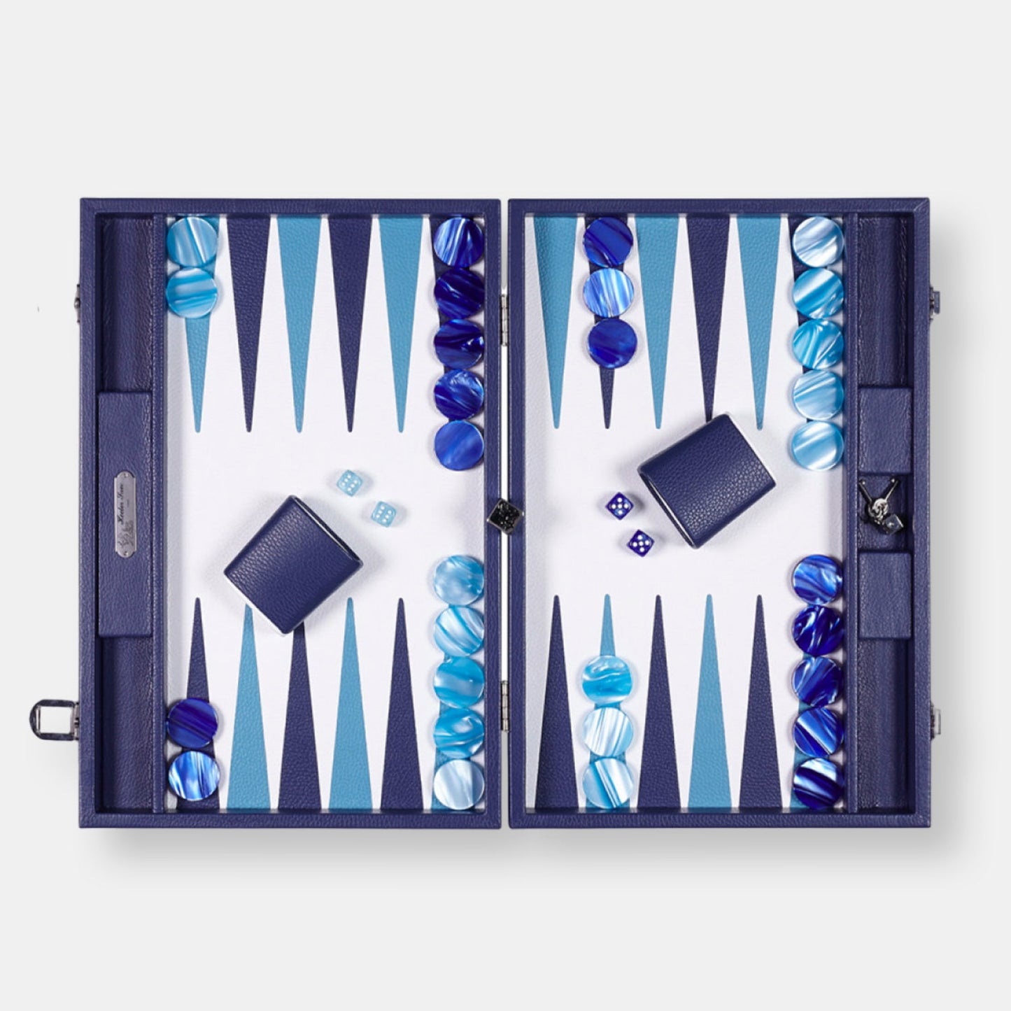 Iris - large buffle bleu de france