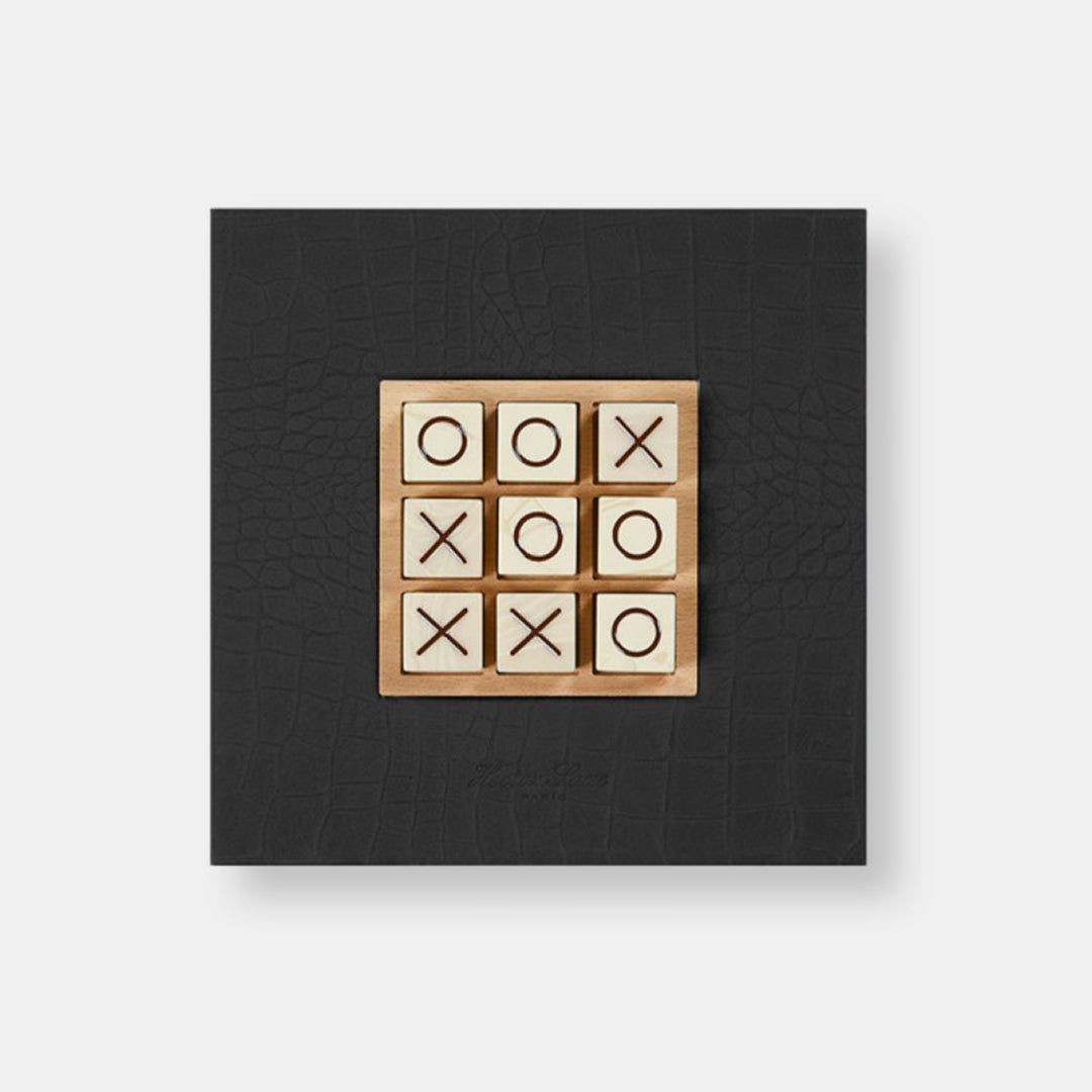 Tic tac toe alligator noir