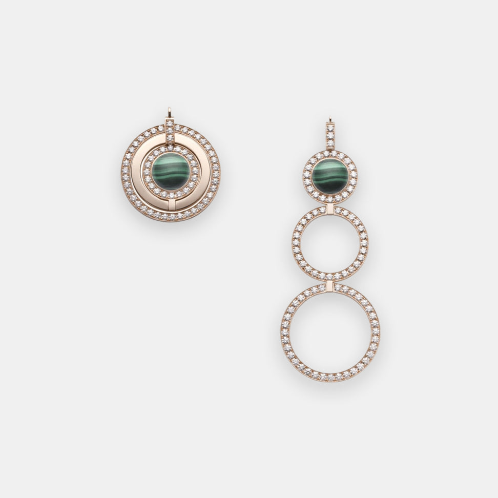 Boucles d'oreilles saturn