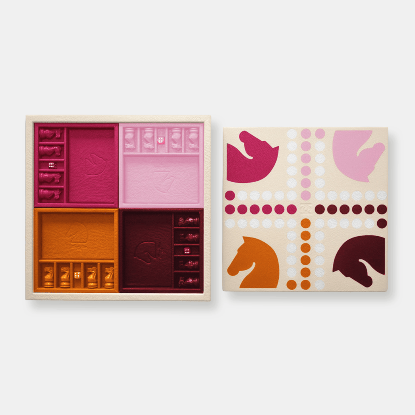 Petits chevaux Provence fuchsia