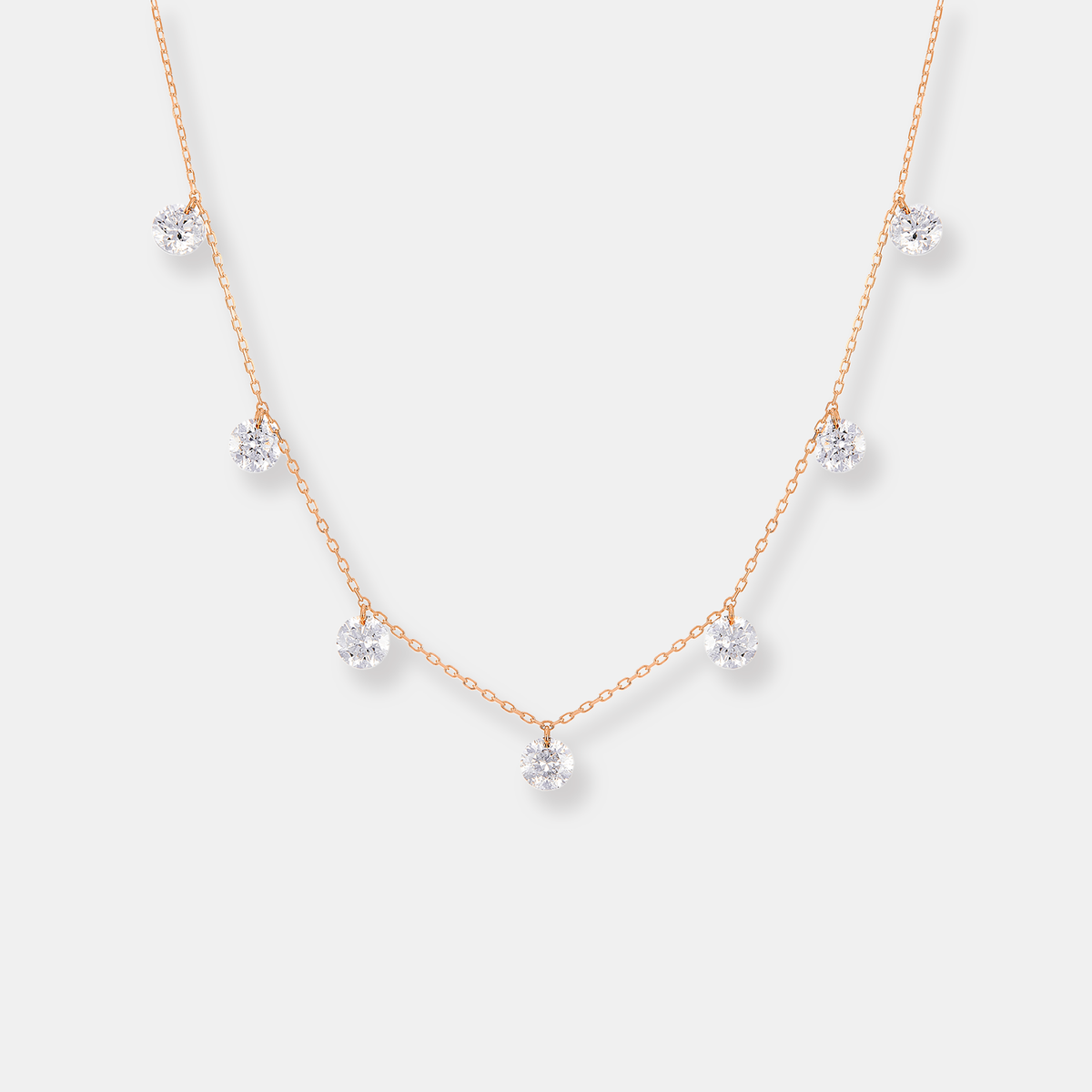 Collier danaé 7 diamants