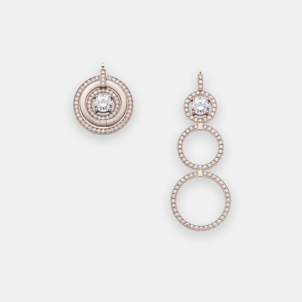 Boucles d'oreilles saturn