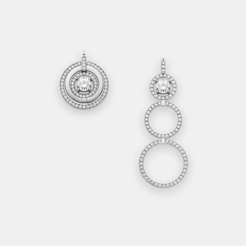Boucles d'oreilles saturn