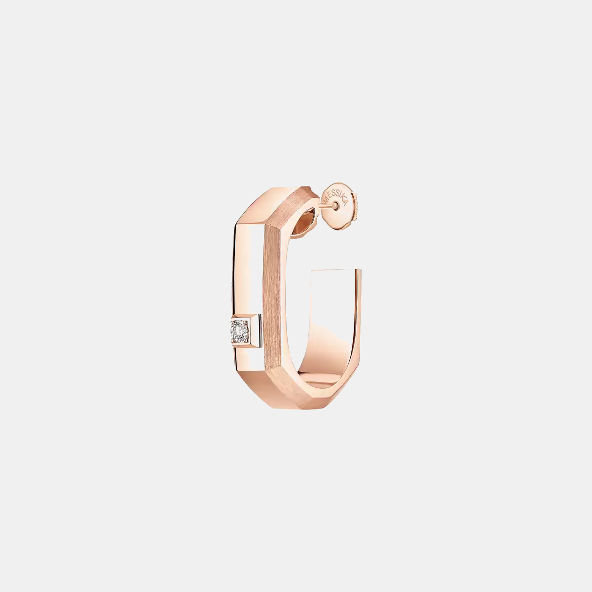 Mono boucle d'oreille mm moderniste