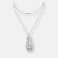 Pendentif plume de paon
