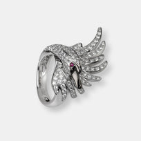 Bague cypris, le cygne