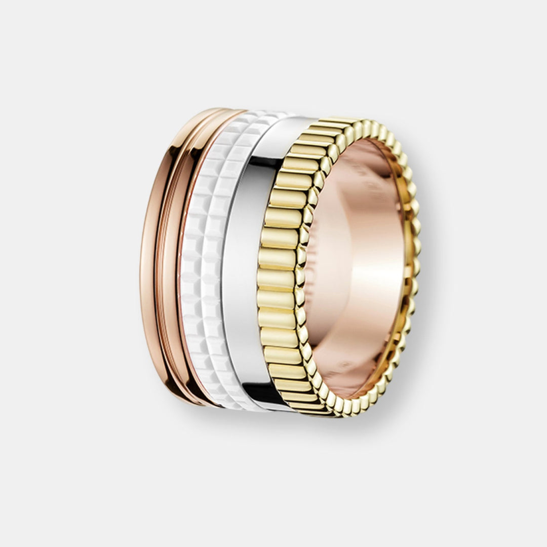 Bague quatre white edition large