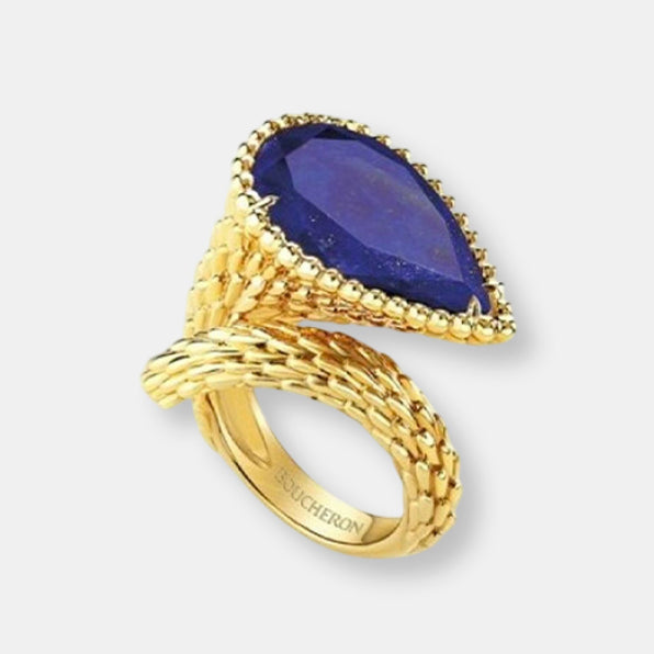 Bague serpent bohème, motif l
