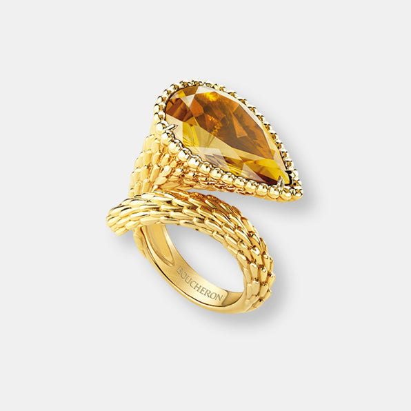 Bague serpent bohème, motif l