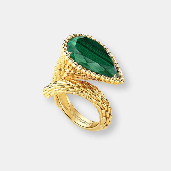 Bague serpent bohème, motif l
