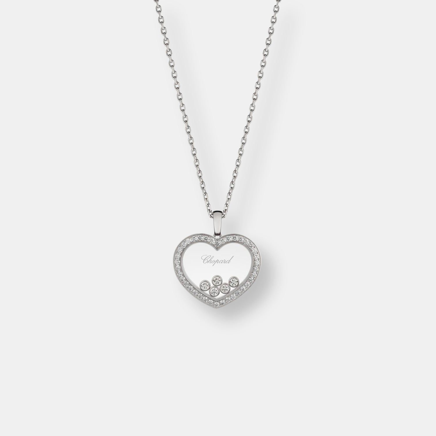 Pendentif happy diamonds coeur