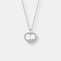 Pendentif happy diamonds coeur
