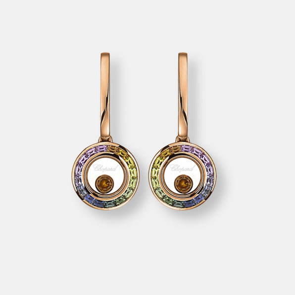Boucles d'oreilles dormeuses happy diamonds