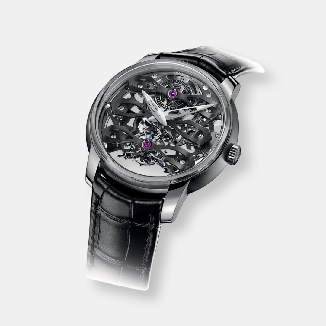 Montre neo-tourbillon with three bridges skeleton