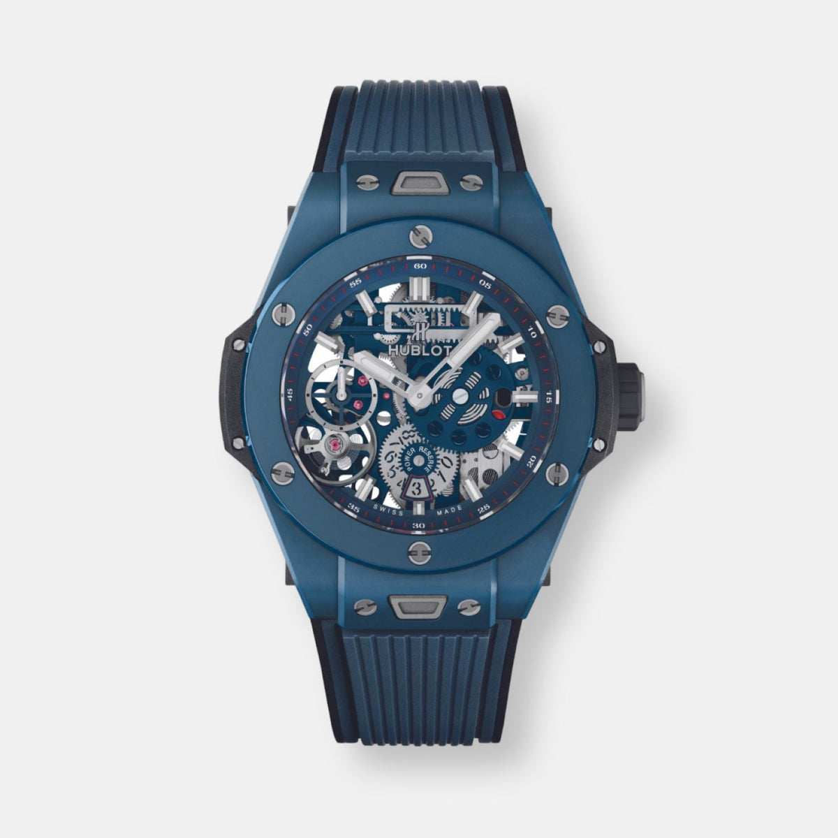 Montre big bang meca-10 céramique bleu