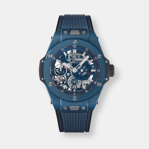 Montre big bang meca-10 céramique bleu