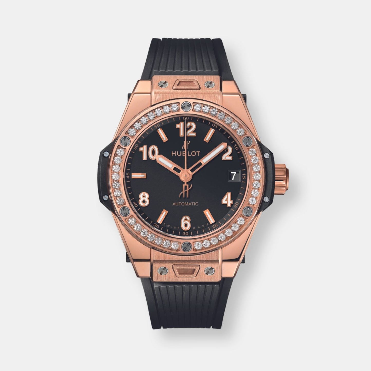 Montre big bang click one gold king diamonds