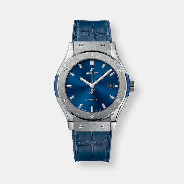 Montre classic fusion blue titanium